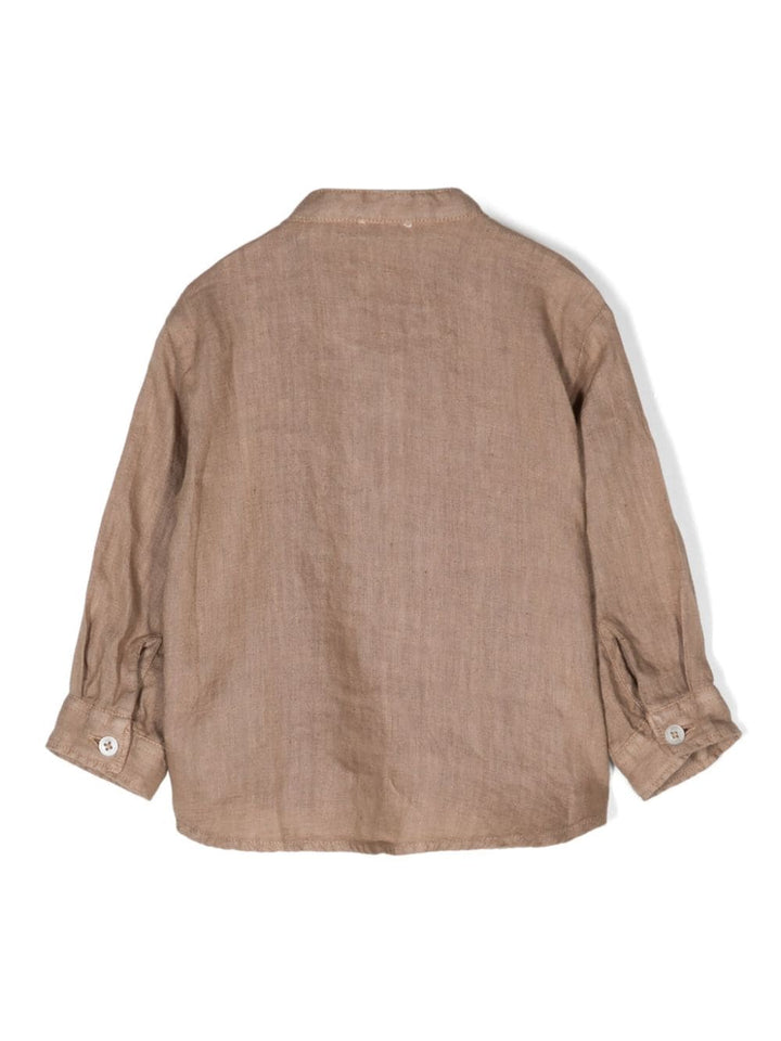 chemise marron nouveau-né