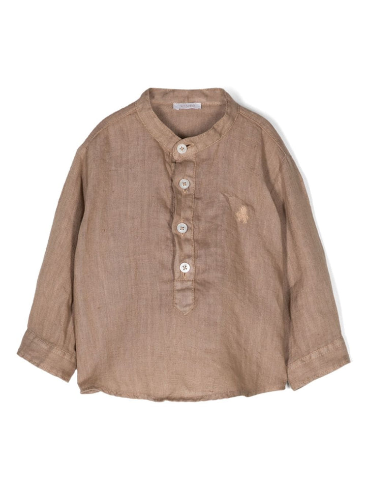 chemise marron nouveau-né