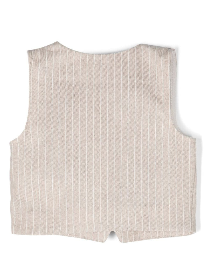 gilet beige neonato