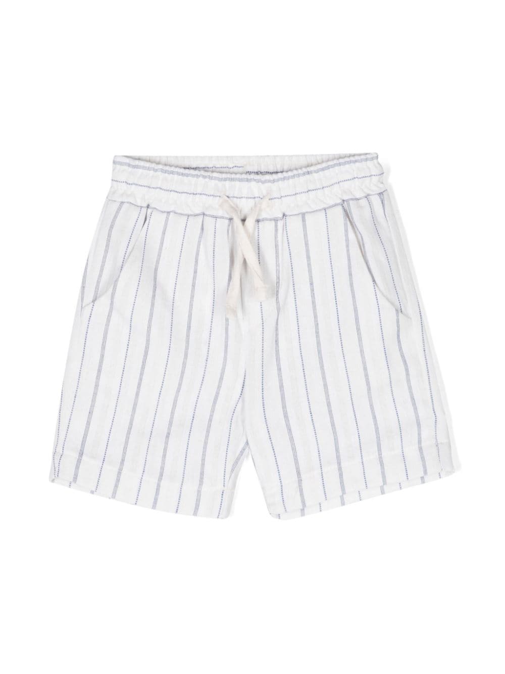 Shorts neonato bianco/blu