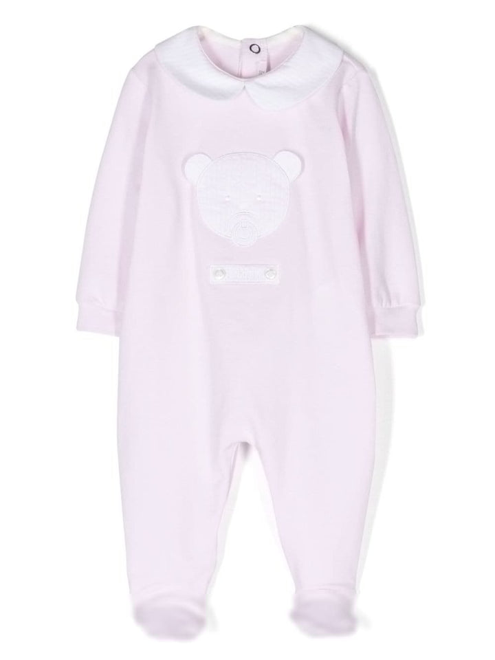 Pyjama bébé rose/blanc