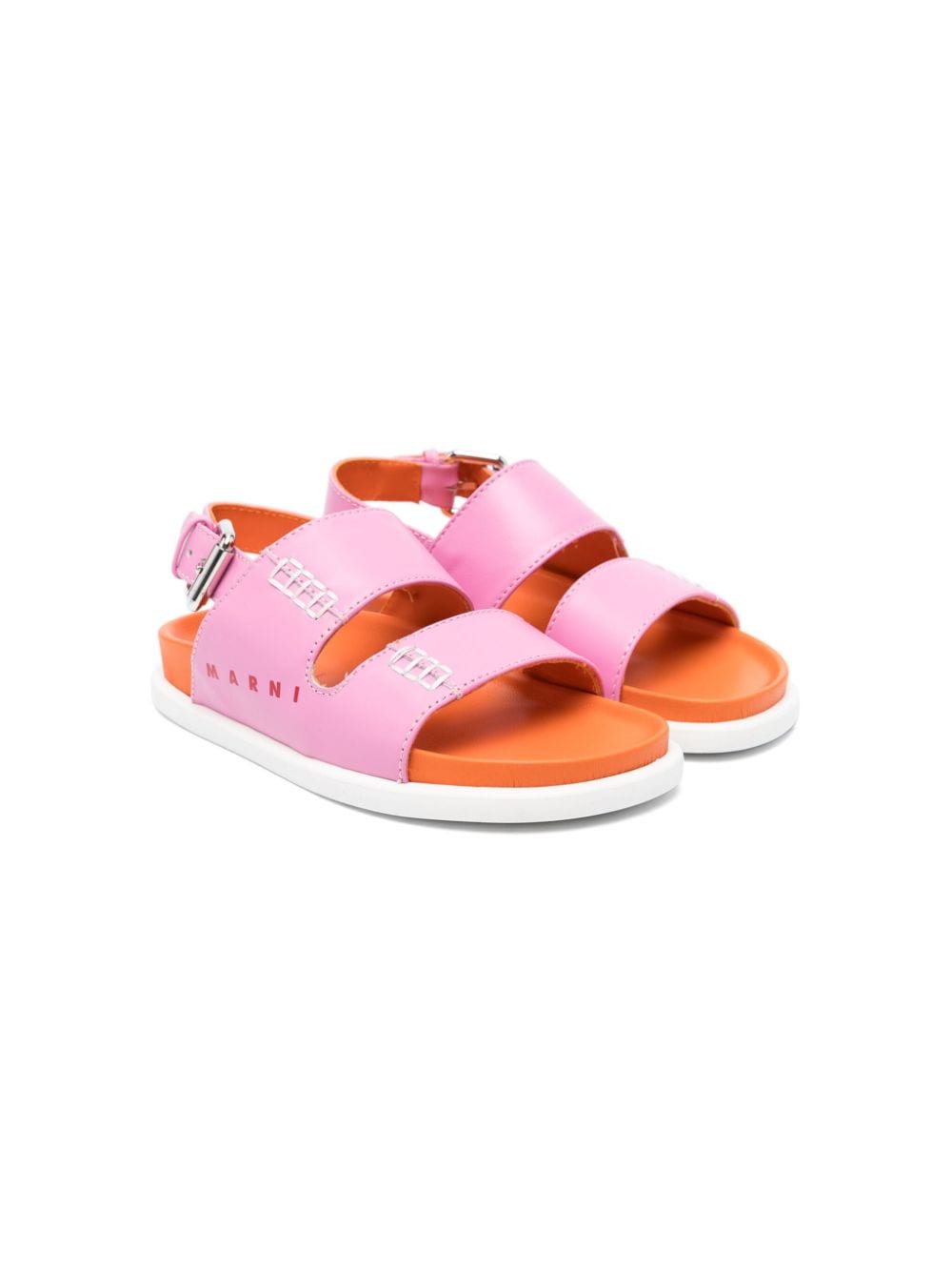 Sandales fille rose