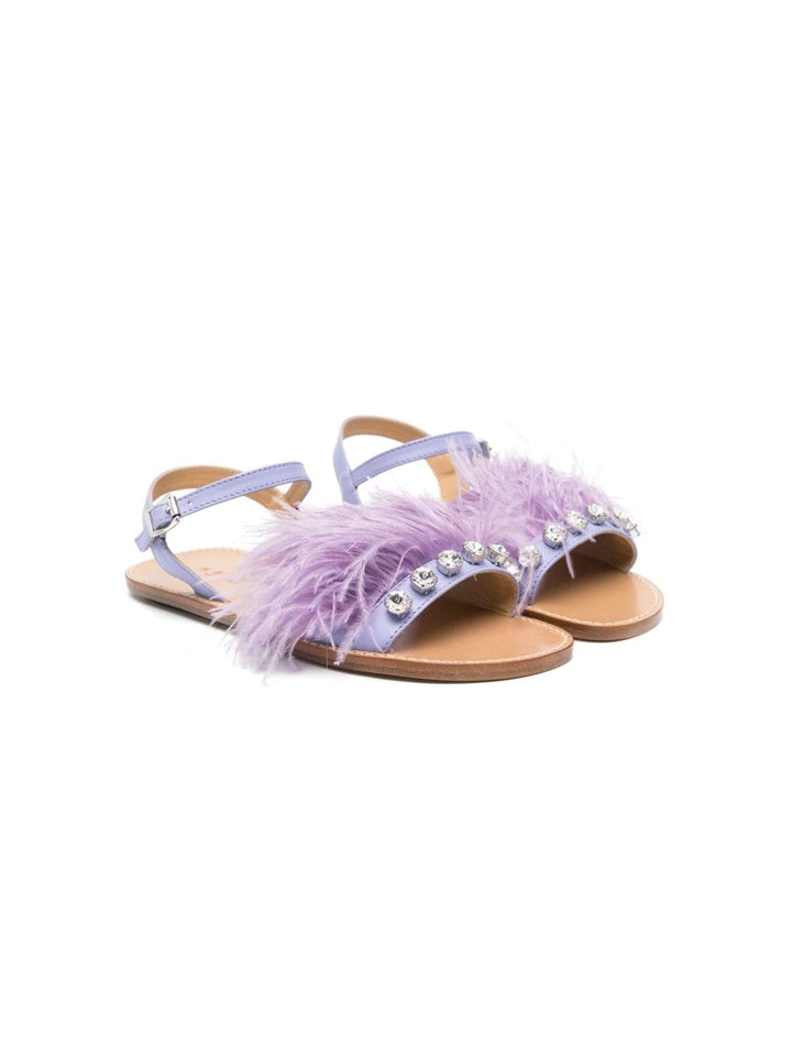 Sandales lilas pour fille