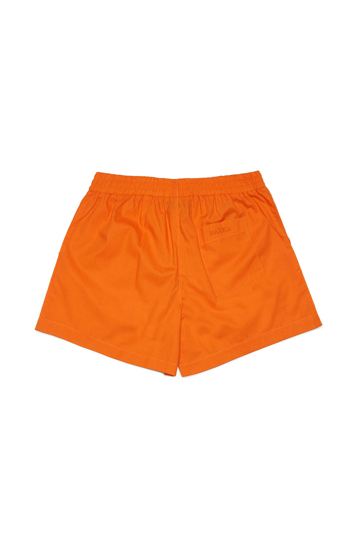 Shorts arancioni bambina