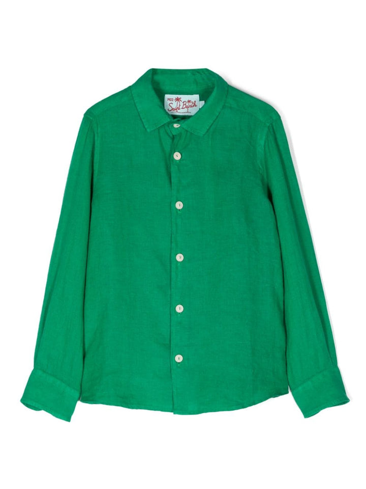 Camicia verde bambino