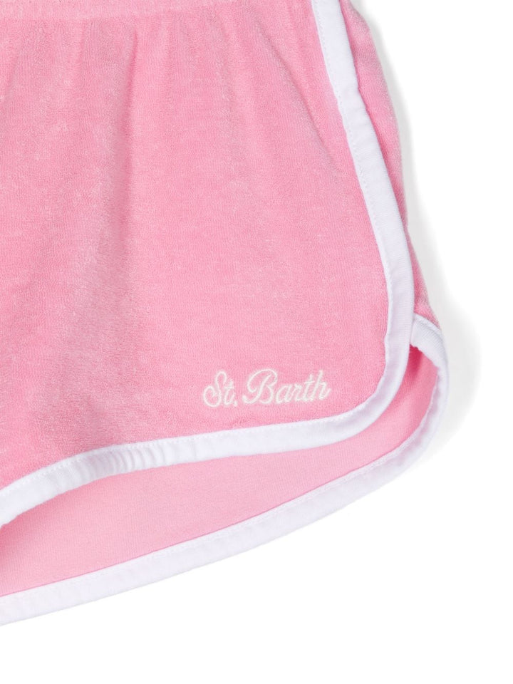 Shorts rosa bambina