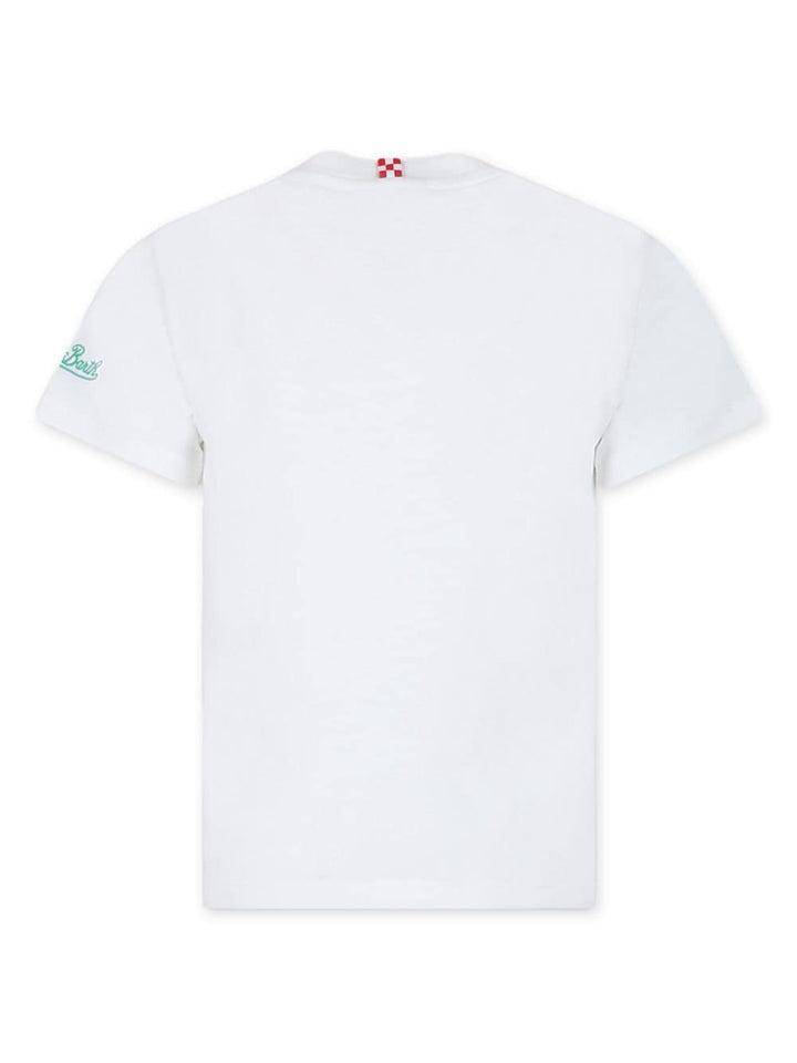 T-shirt garçon blanc/multicolore