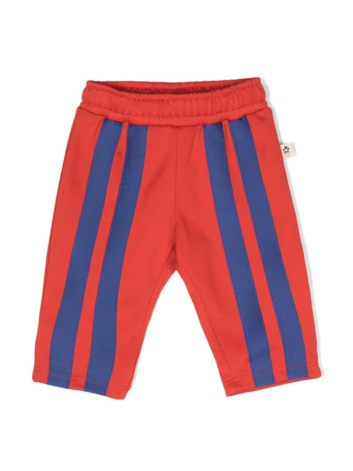 Pantaloni neonato rosso/blu