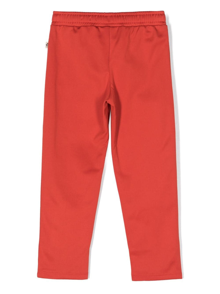 Pantaloni a righe sportivi Ritzratz bambino colore rosso