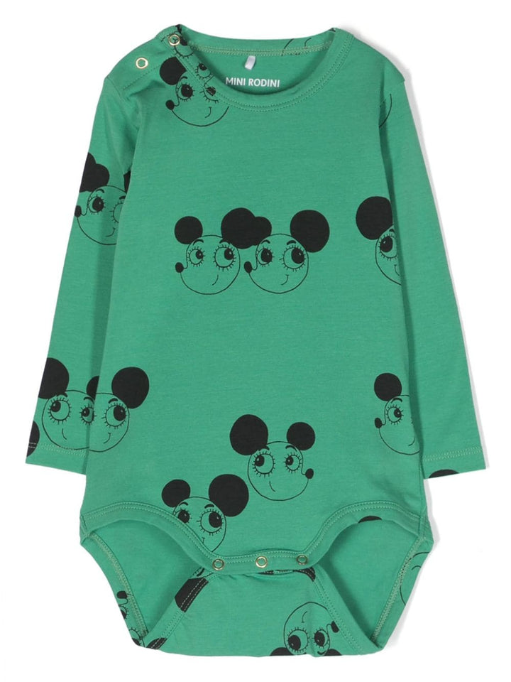 Body verde neonato unisex