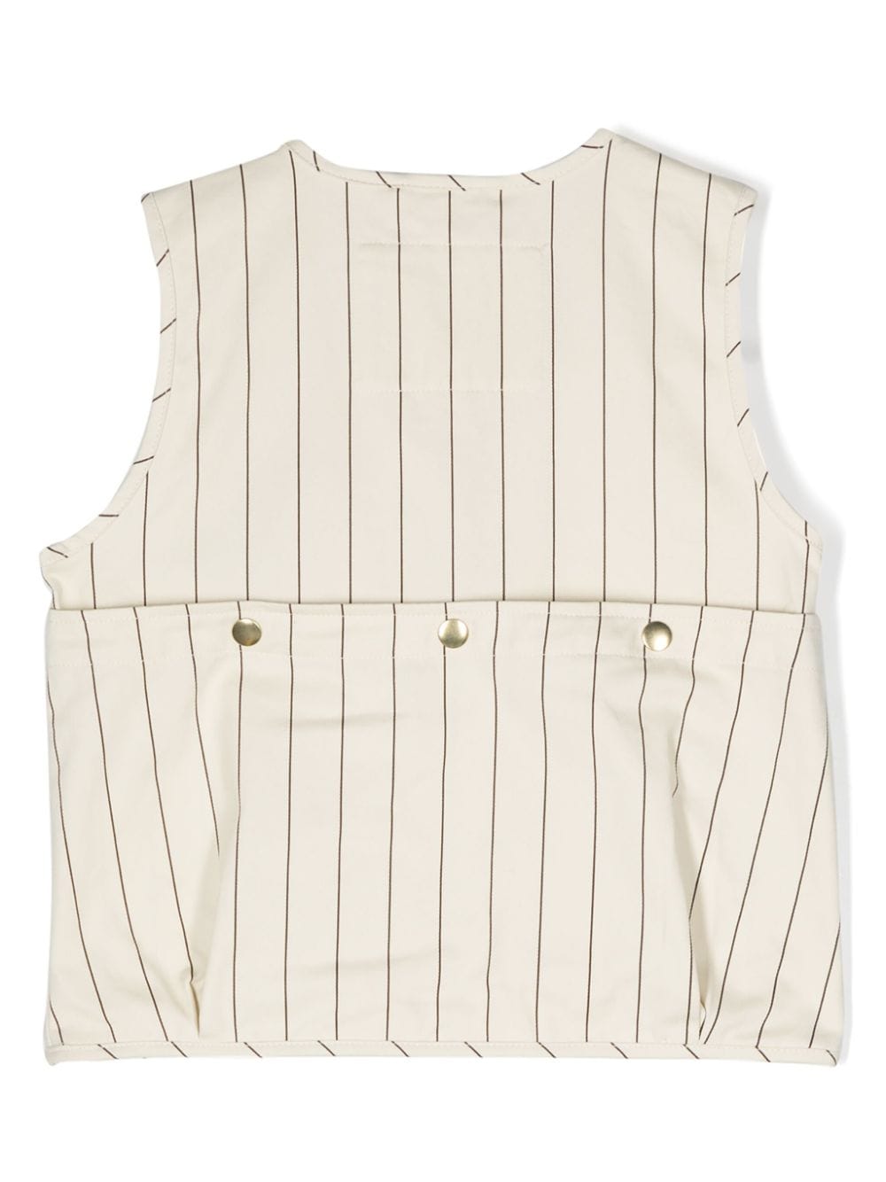 Gilet bianco crema/marrone bambino