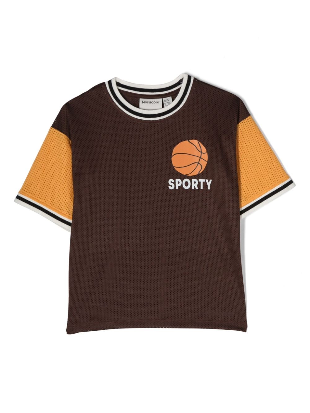 T-shirt marrone bambino