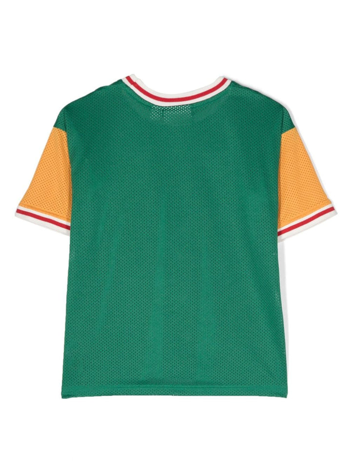 T-shirt verde/giallo