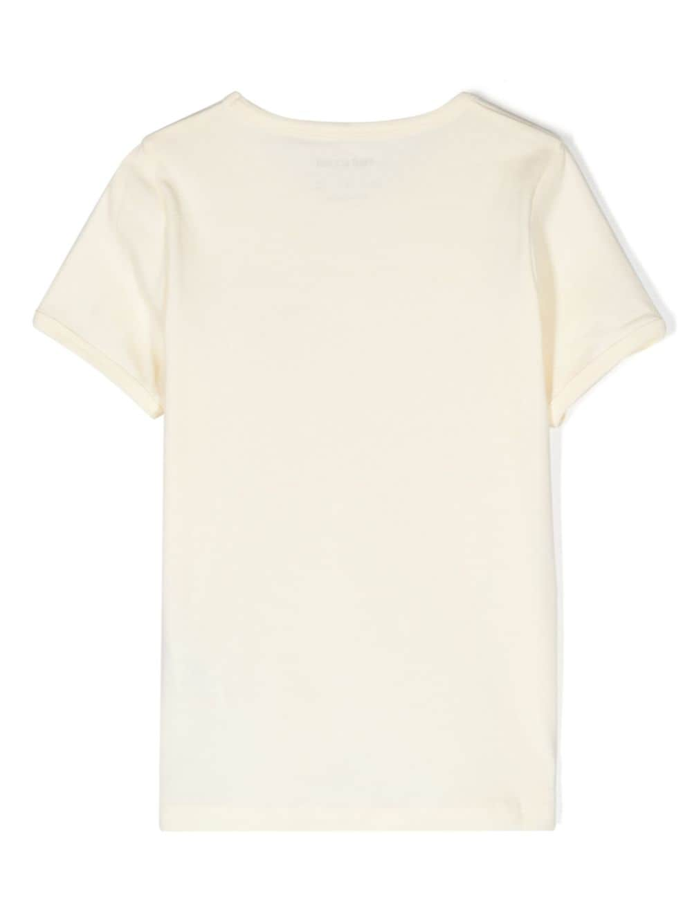 T-shirt beige bambina