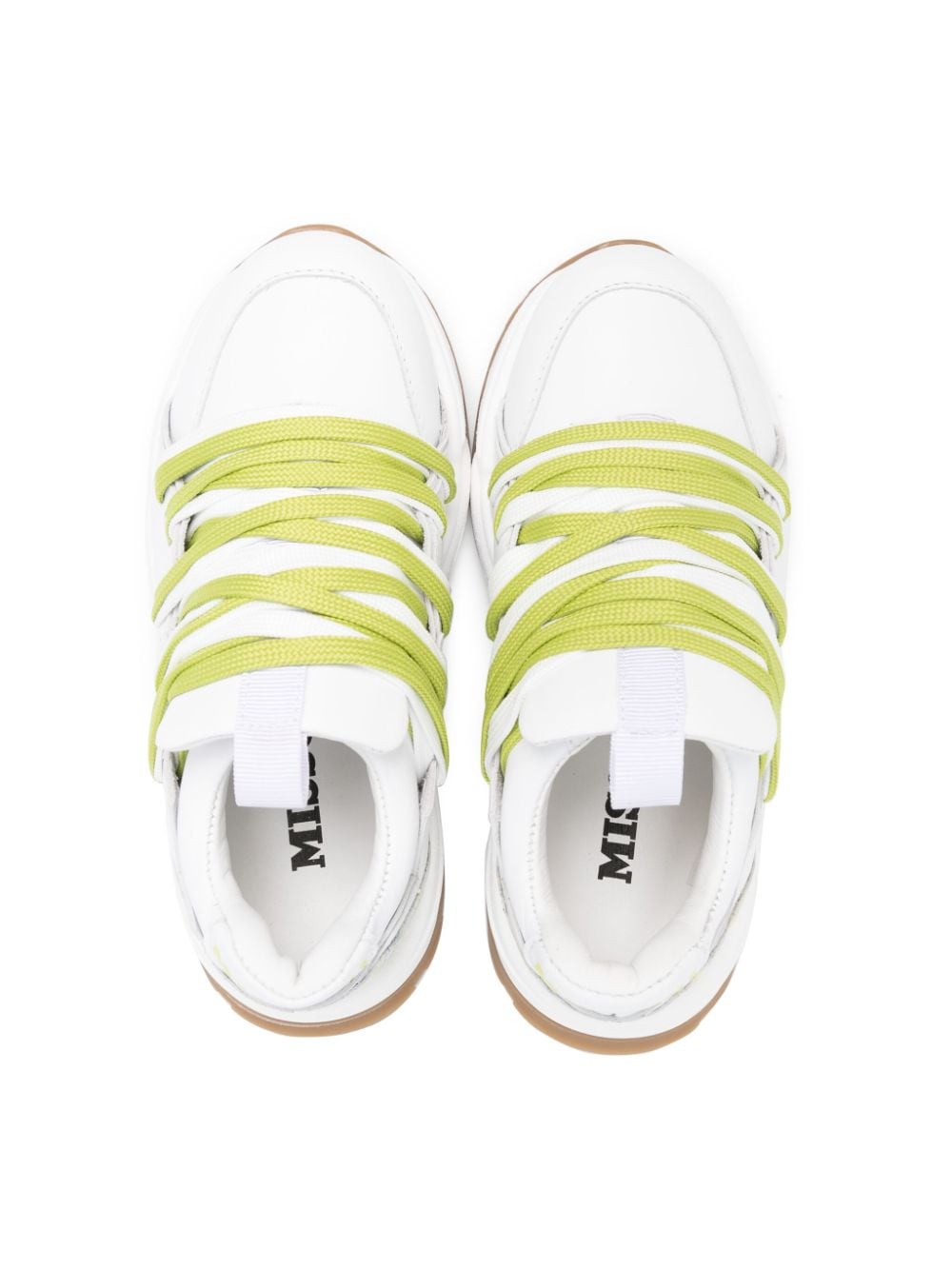 Sneakers bambino verde/bianca