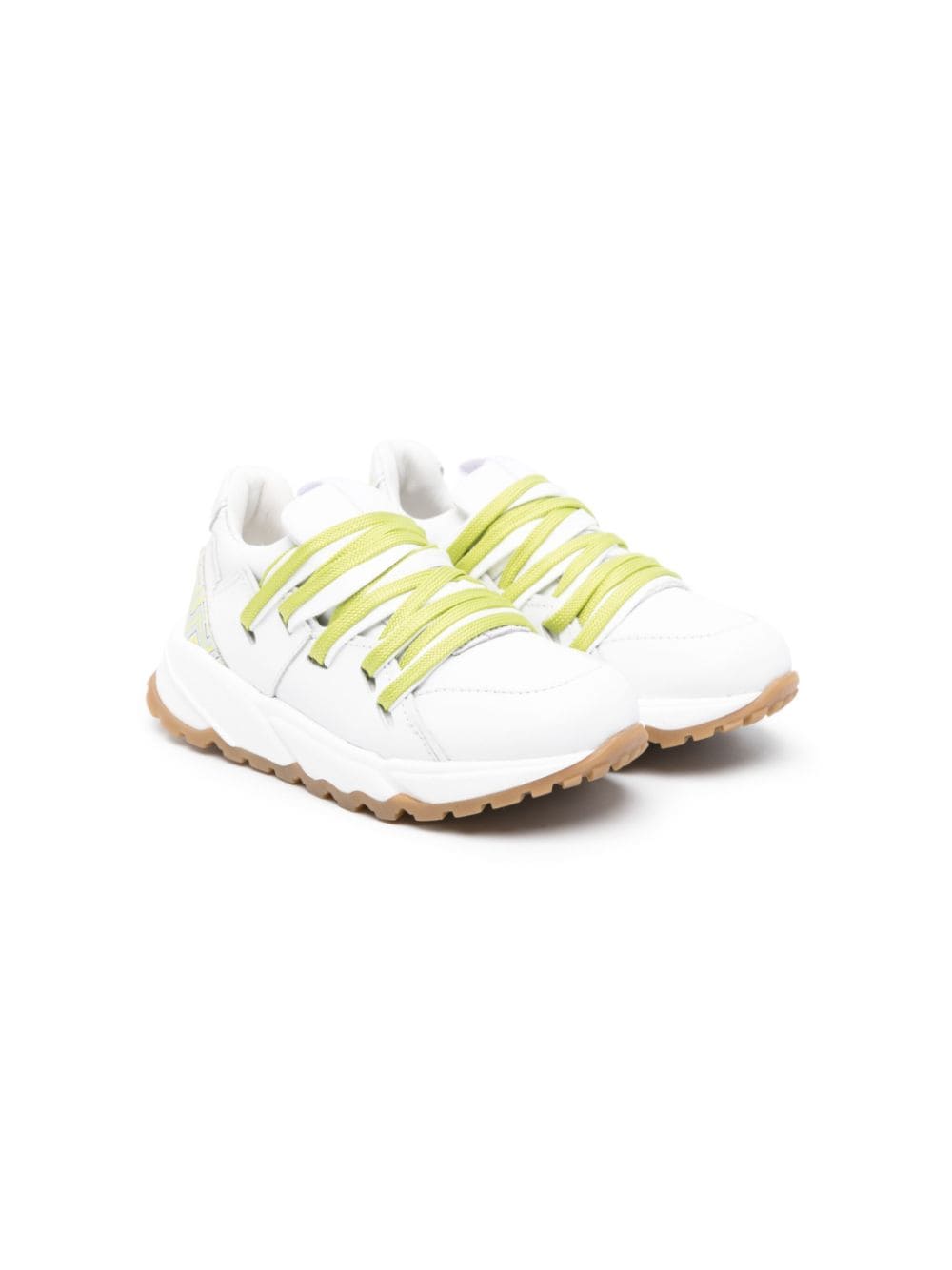 Sneakers bambino verde/bianca