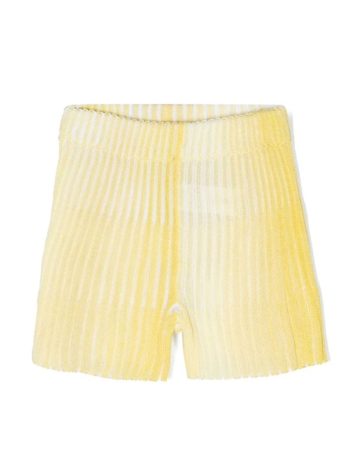 Shorts giallo bambina