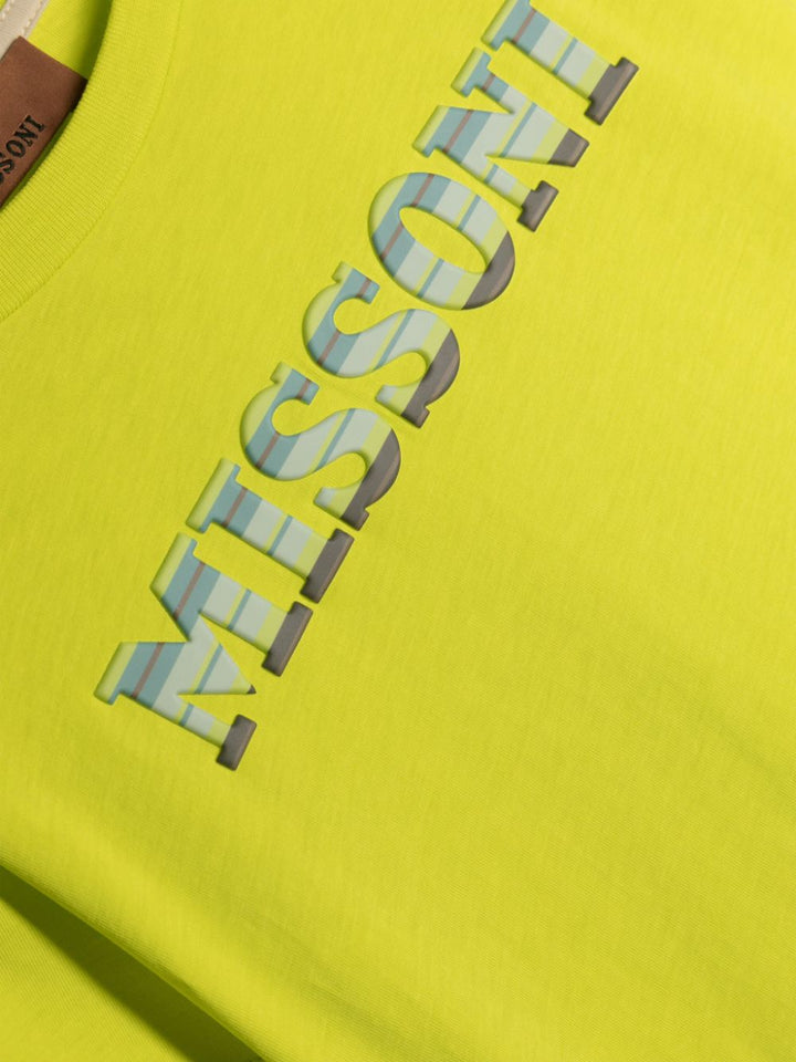T-shirt bambina giallo limone
