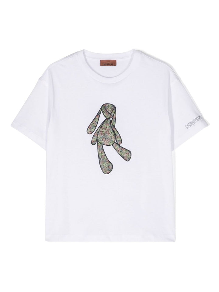 t-shirt bianca bambino