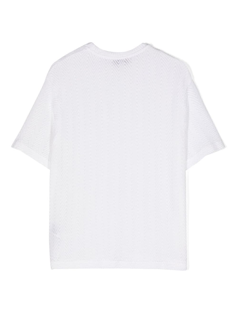 T-shirt garçon blanc