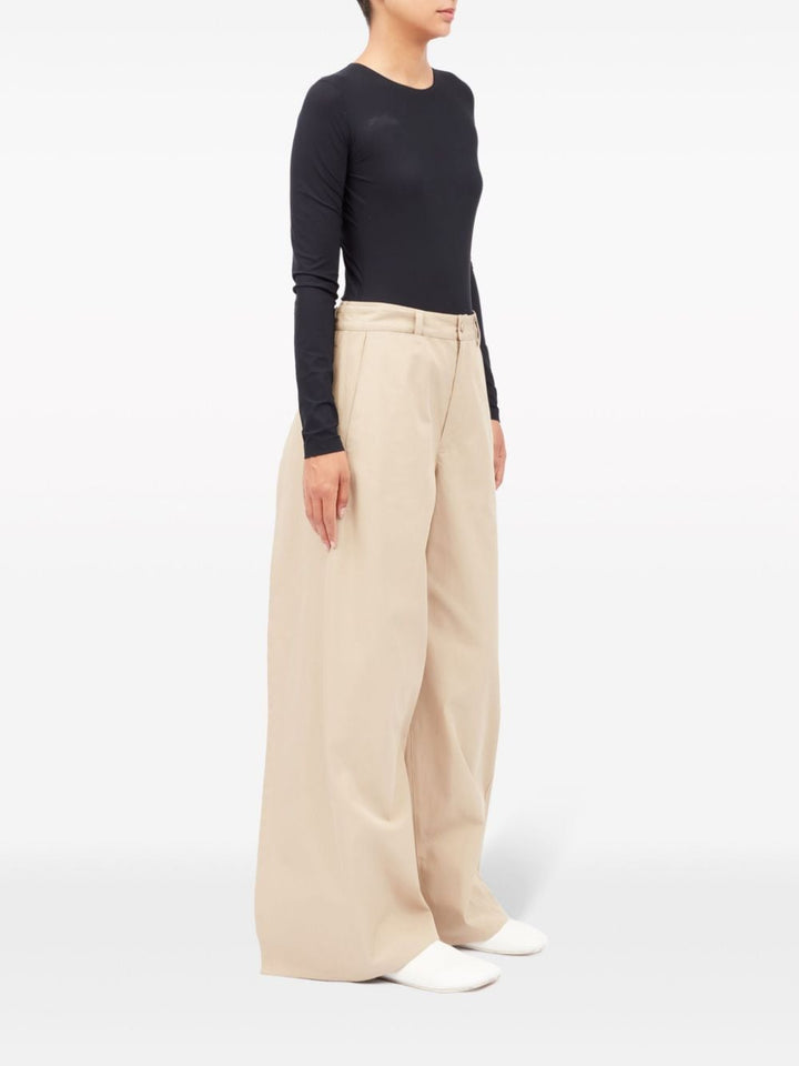 Pantalon beige femme