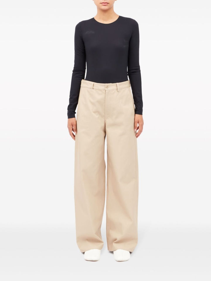 Pantalon beige femme