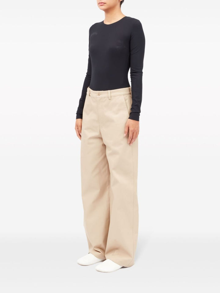 Pantalon beige femme