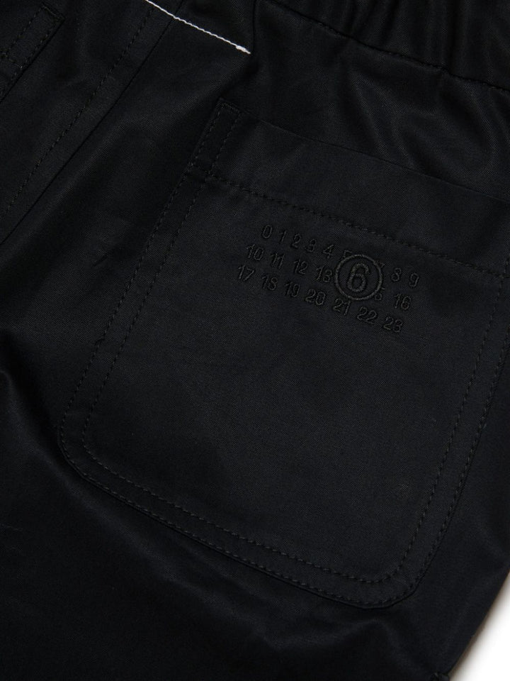 Pantaloni cargo neri unisex