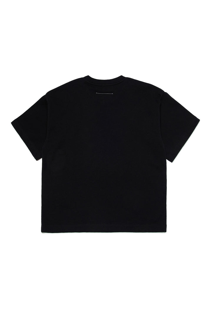 T-shirt noir unisexe