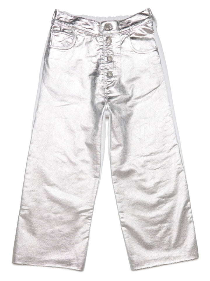Pantaloni argento unisex