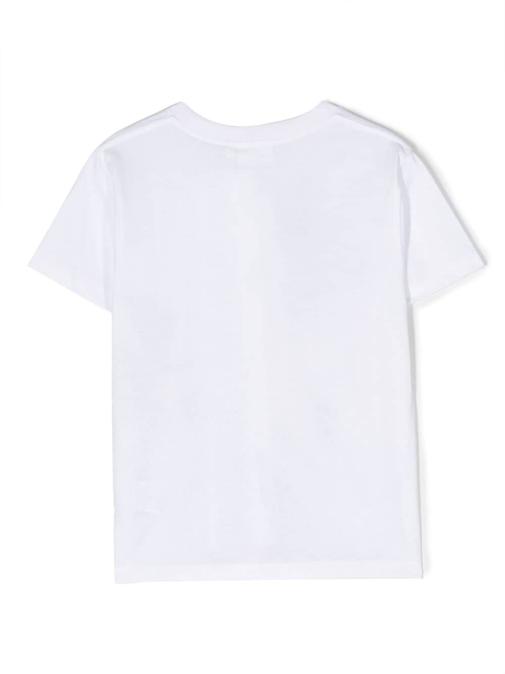T.shirt bambino bianco/multicolore