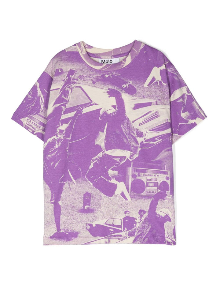 T-shirt viola bambino