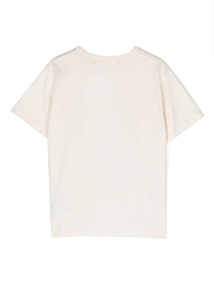 T-shirt enfant blanc ivoire