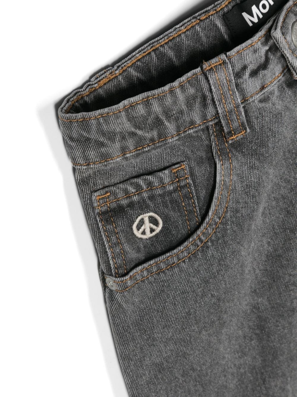 Pantaloni denim neri bambino