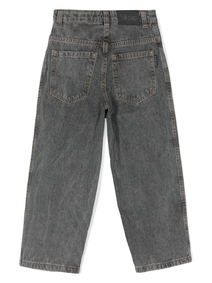 Pantaloni denim neri bambino