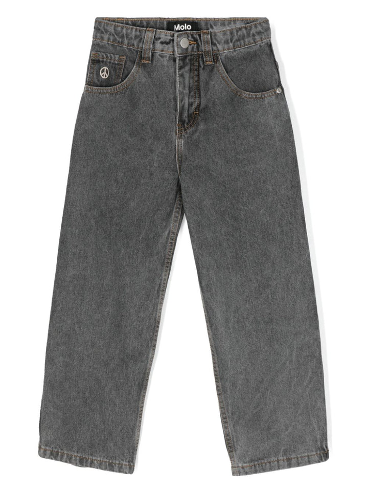 Pantaloni denim neri bambino