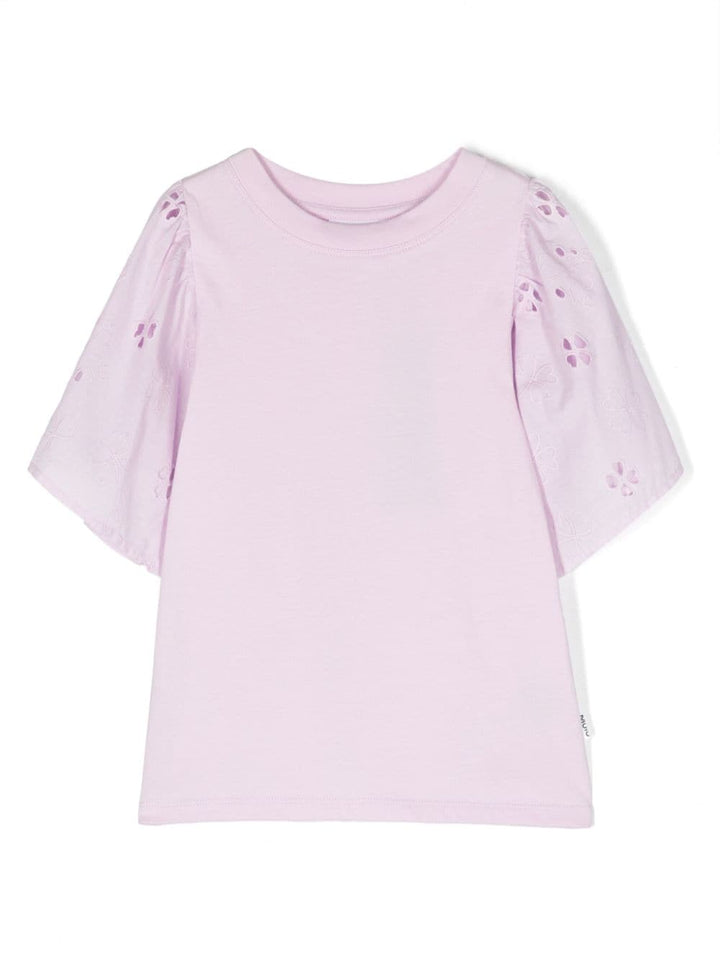 T-shirt bambina rosa chiaro