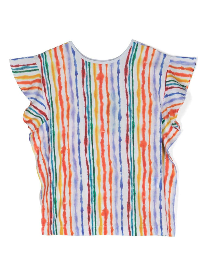 Top fille multicolore