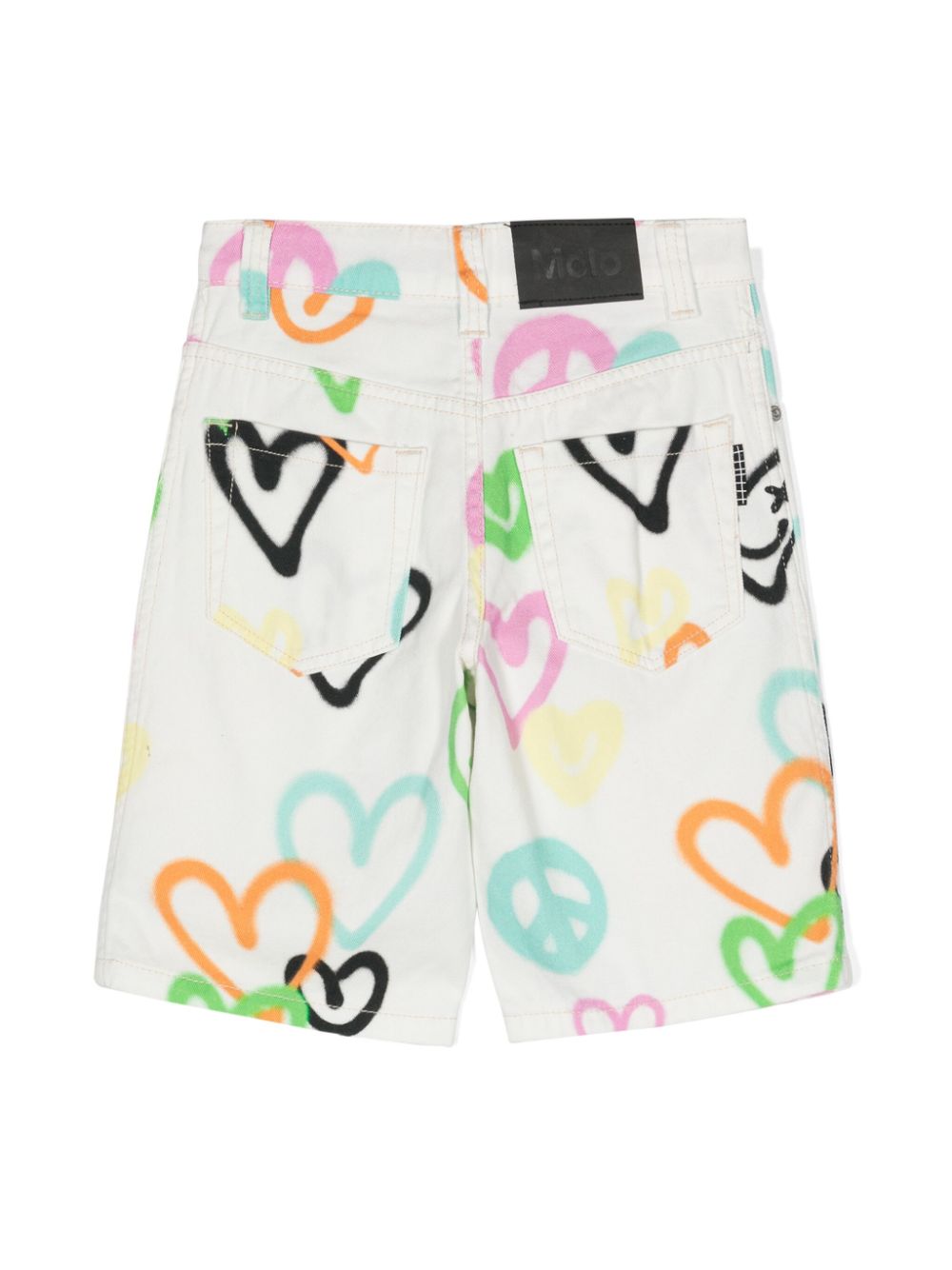 Shorts bianco/multicolore bambino