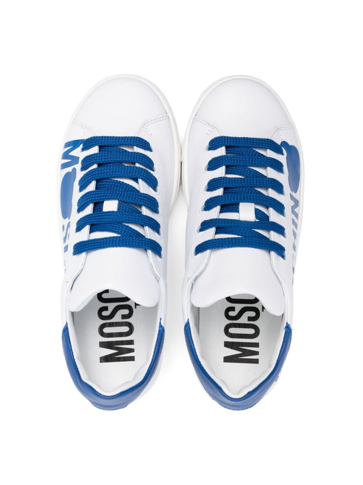 Sneakers bianco/blu bambino