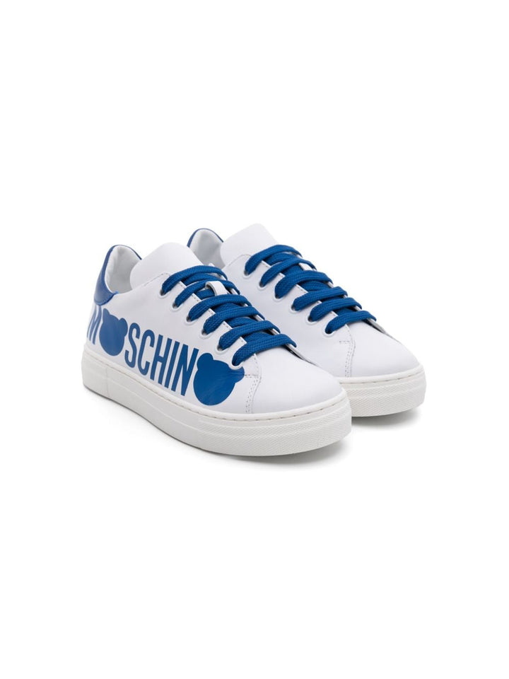 Sneakers bianco/blu bambino