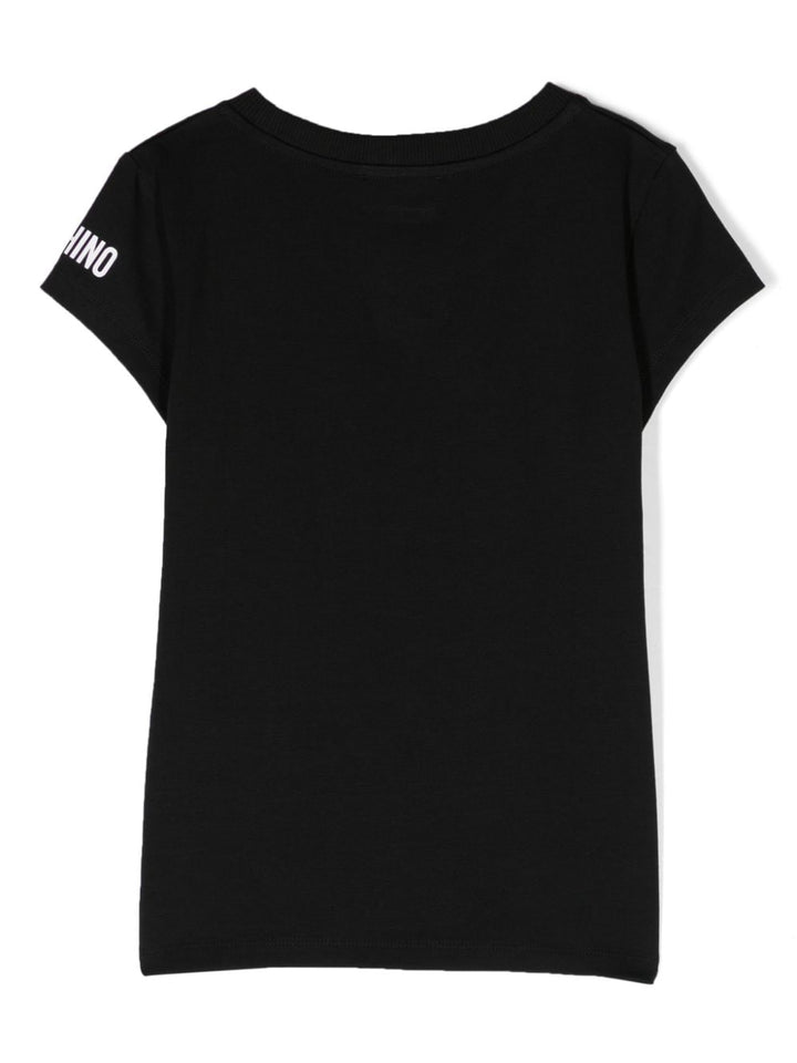 Tee-shirt fille noir