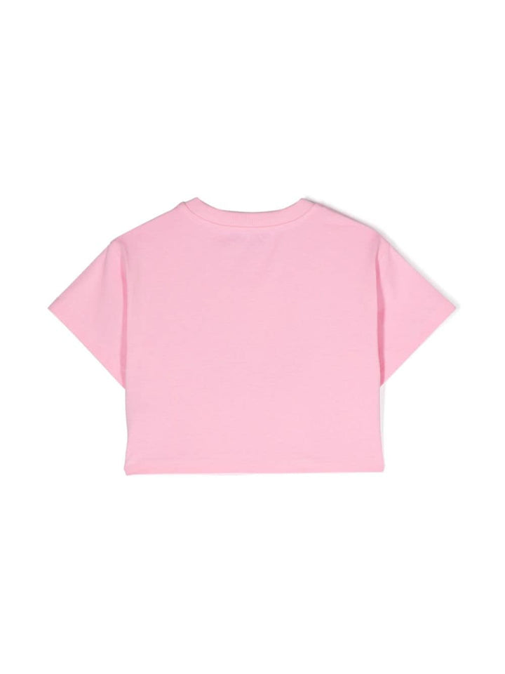 Tee-shirt fille rose