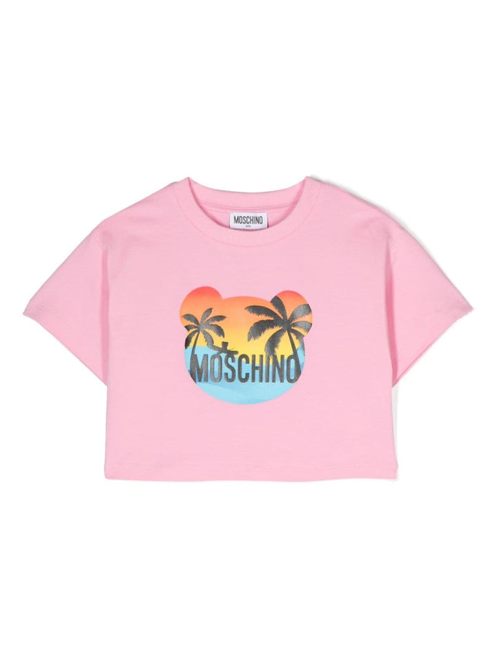T-shirt bambina rosa