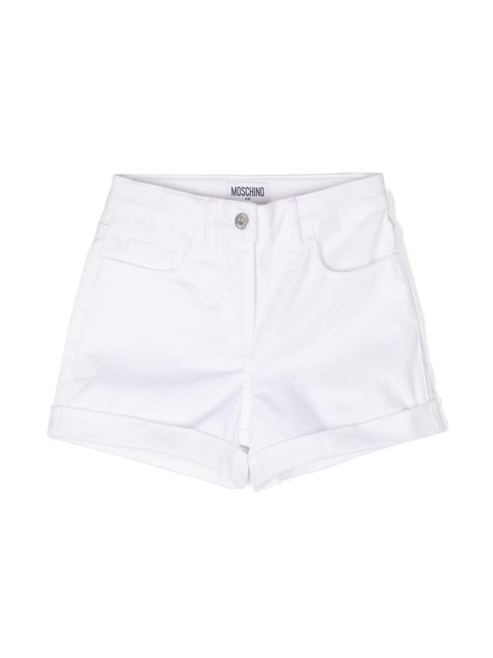 shorts bianco bambina