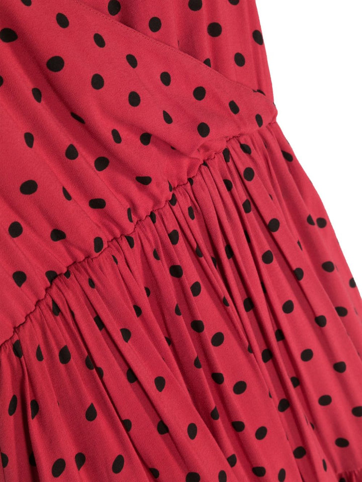 Petite fille robe rouge