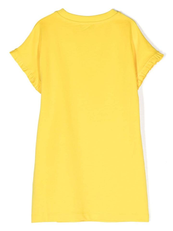 Robe jaune petite fille