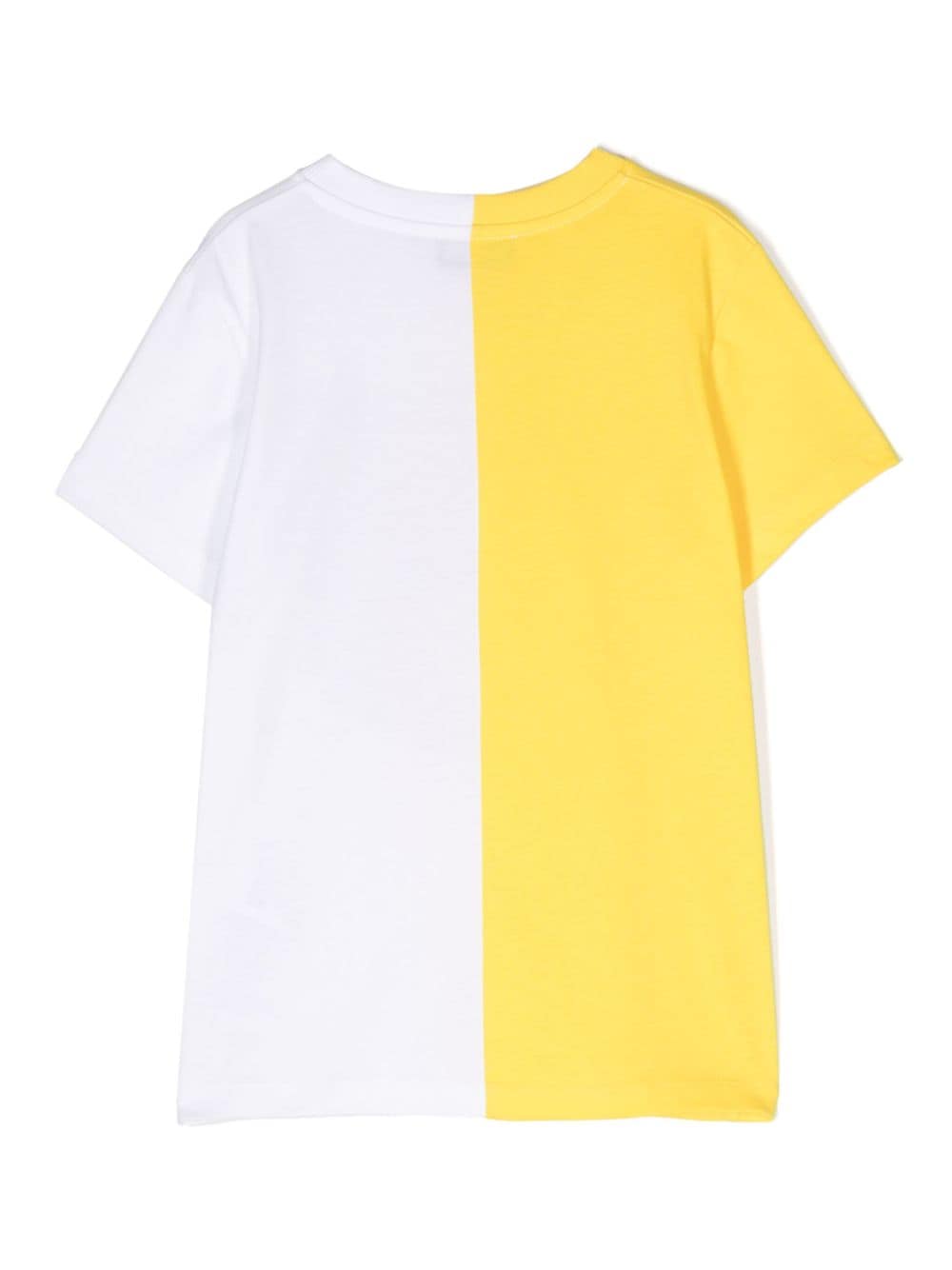 T-shirt bianca/gialla bambino