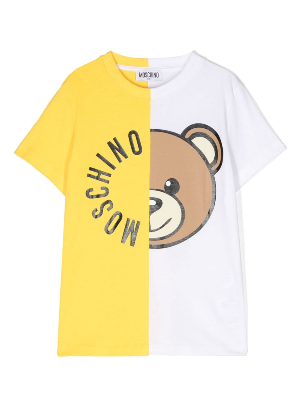 T-shirt bianca/gialla bambino