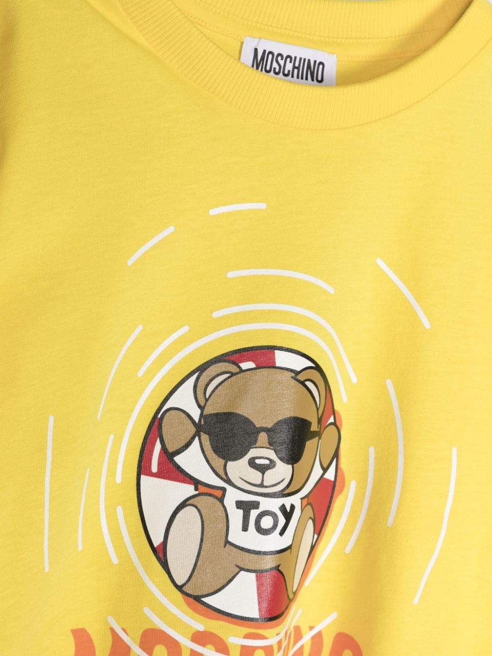 T-shirt bambino gialla/multicolore